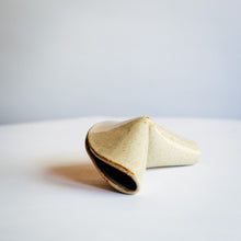 Load image into Gallery viewer, Large Fortune cookie ornament