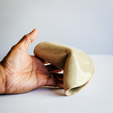 Load image into Gallery viewer, Large Fortune cookie ornament