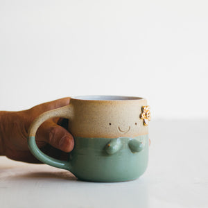 Free the nipples cup - Green/Gold