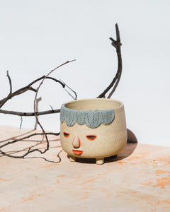 Face pot planter no.3