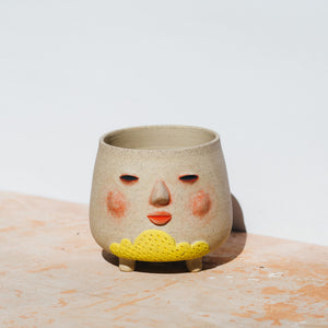 Face pot planter no.5