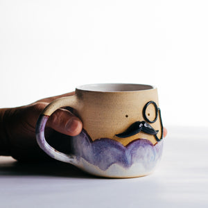 Mr Mo-nocle cup - Purple Rain