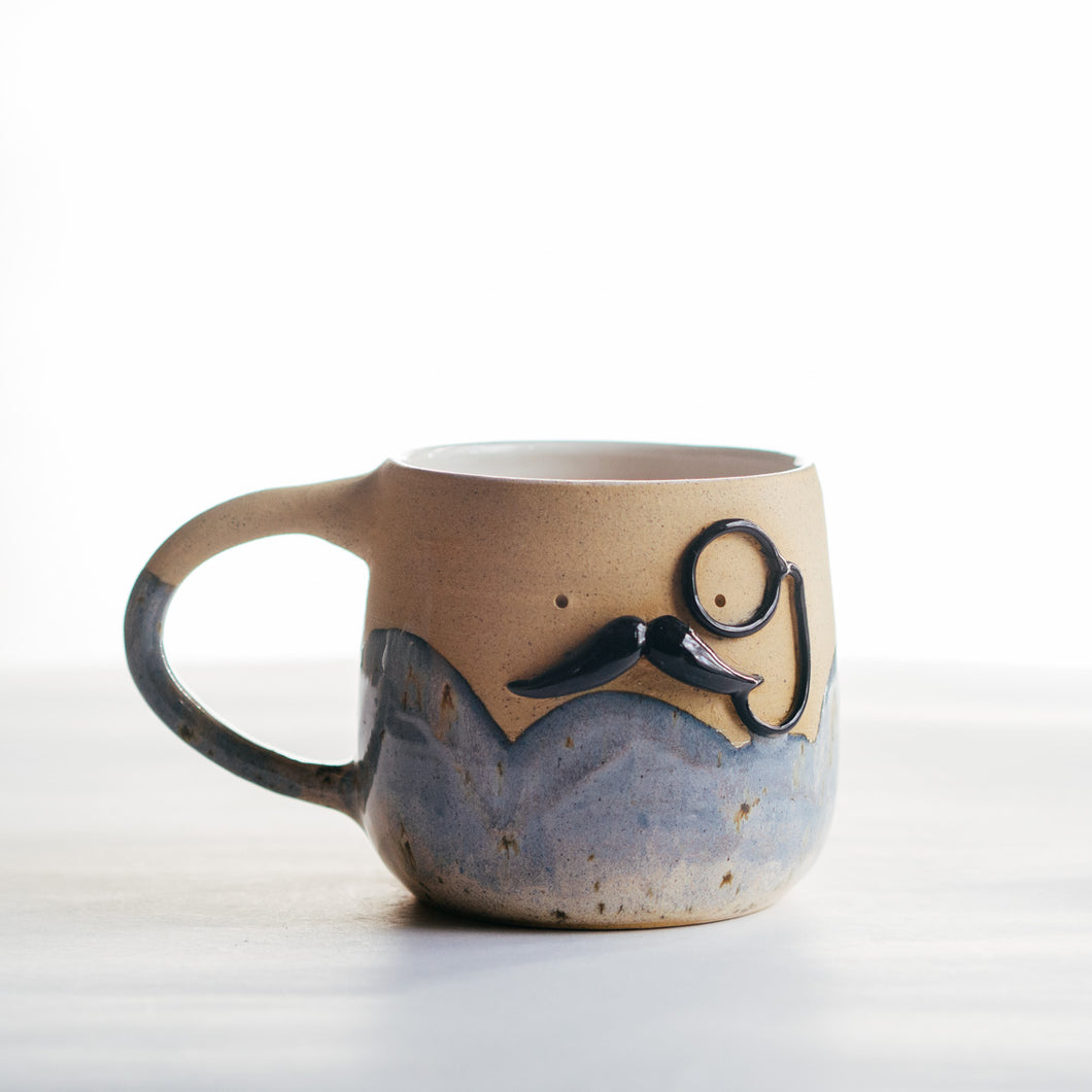 Mr Mo-nocle cup - sea mist