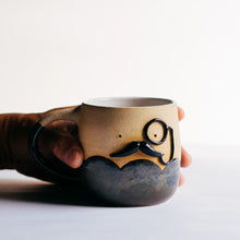 Load image into Gallery viewer, Mr Mo-nocle cup - Glittery Midnight