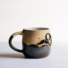 Load image into Gallery viewer, Mr Mo-nocle cup - Glittery Midnight