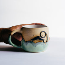 Load image into Gallery viewer, Mr Mo-nocle cup - Mossy Green