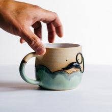Load image into Gallery viewer, Mr Mo-nocle cup - Mossy Green