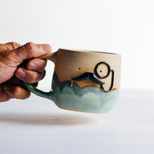 Load image into Gallery viewer, Mr Mo-nocle cup - Mossy Green