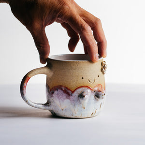 Free the nipples cup - Pink Red/Gold