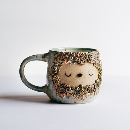 Dreamtime cup no.9 - river birch/green moss