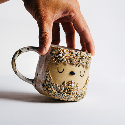 Dreamtime cup no.14 - white/ river birch