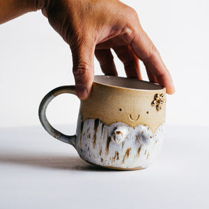 Free the nipples cup - River birch / gold