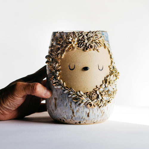 Dreamtime vase no.2 - Blue (lrg)