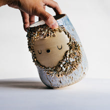 Load image into Gallery viewer, Dreamtime vase no.2 - Blue (lrg)