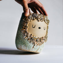 Load image into Gallery viewer, Dreamtime vase no.4 - Green (Lrg)