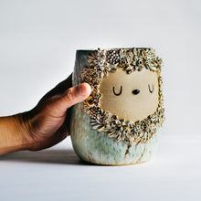 Load image into Gallery viewer, Dreamtime vase no.4 - Green (Lrg)