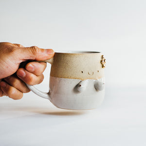 Free the nipples cup - White/Gold