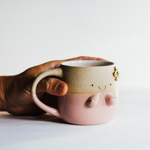 Free the nipples cup no.2 - pink/gold