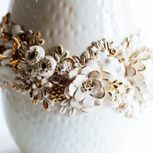 Load image into Gallery viewer, Floriartisca vase - White/Gold