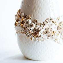 Load image into Gallery viewer, Floriartisca vase - White/Gold