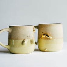 Load image into Gallery viewer, Mr Mo and Miss Sunshine - couple cups (yellow)