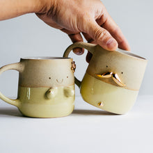 Load image into Gallery viewer, Mr Mo and Miss Sunshine - couple cups (yellow)