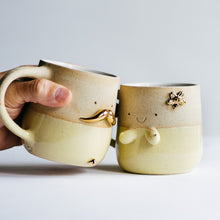 Load image into Gallery viewer, Mr Mo and Miss Sunshine - couple cups (yellow)
