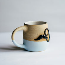 Load image into Gallery viewer, Mr Mo-nocle cup - Baby Blue no.2