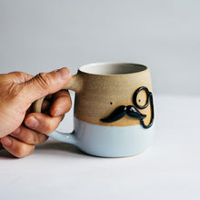 Load image into Gallery viewer, Mr Mo-nocle cup - Baby Blue no.2