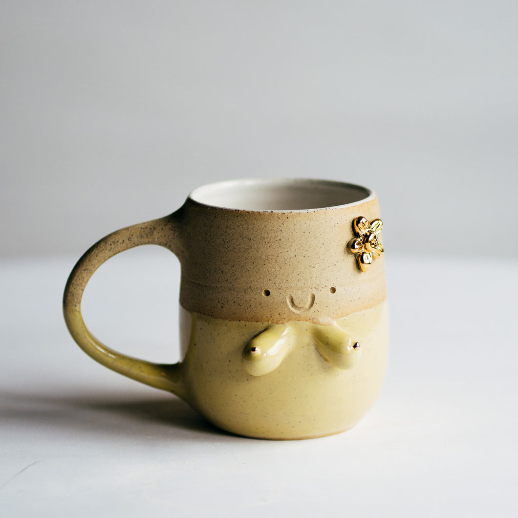 Free the nipples cup - Yellow/Gold