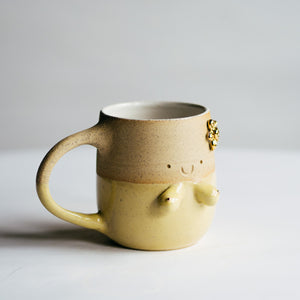Free the nipples cup - Yellow/Gold