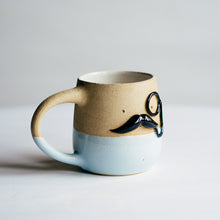 Load image into Gallery viewer, Mr Mo-nocle cup - Baby Blue no.1