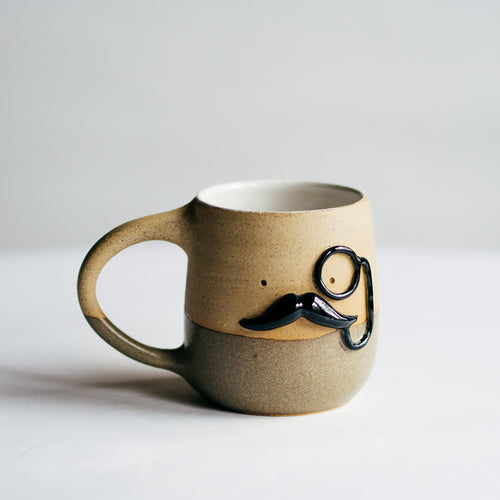 Mr Mo-nocle cup - Matte Latte no.1