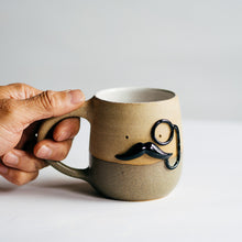 Load image into Gallery viewer, Mr Mo-nocle cup - Matte Latte no.1