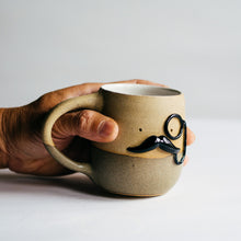 Load image into Gallery viewer, Mr Mo-nocle cup - Matte Latte no.1
