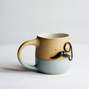 Mr Mo-nocle cup - Grey no.1