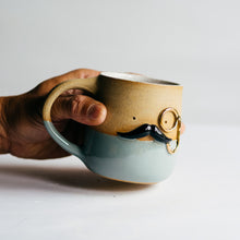 Load image into Gallery viewer, Mr Mo-nocle cup - Grey/Gold