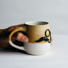 Load image into Gallery viewer, Mr Mo-nocle cup -  white