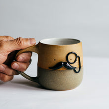 Load image into Gallery viewer, Mr Mo-nocle cup - Matte Latte no.2