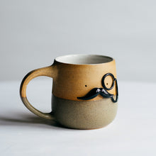 Load image into Gallery viewer, Mr Mo-nocle cup - Matte Latte no.2