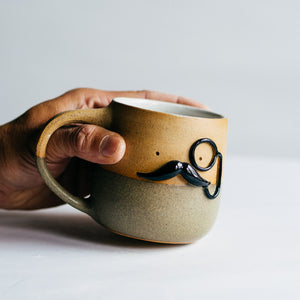Mr Mo-nocle cup - Matte Latte no.2