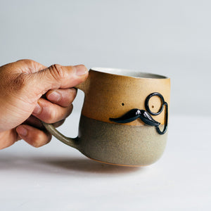 Mr Mo-nocle cup - Matte Latte no.2