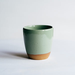 Beaker cup - glossy green
