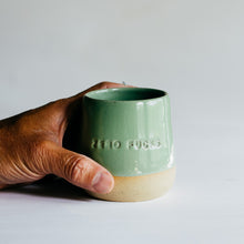 Load image into Gallery viewer, Zero Fucks tumbler - glossy green