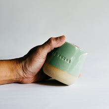 Load image into Gallery viewer, Zero Fucks tumbler - glossy green