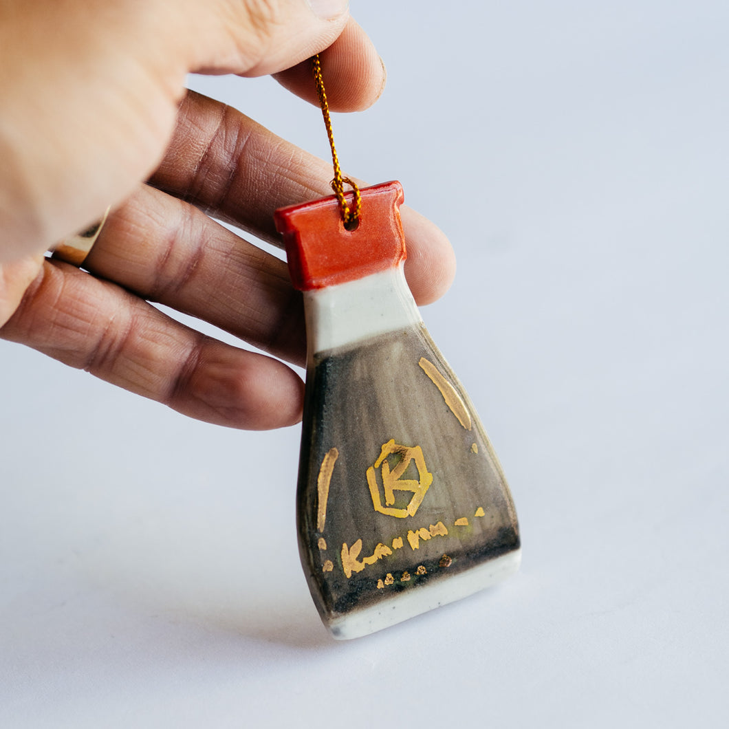 Christmas ornament - Soy sauce bottle